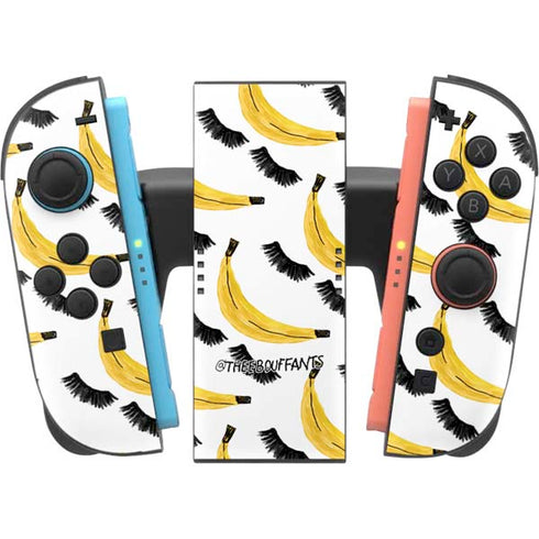 Bouffants and Broken Hearts Banana Lash Nintendo Switch 2 (2025) Joy-Con Controller Skin