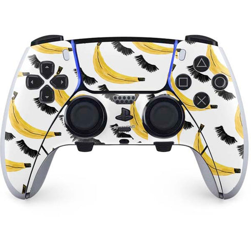 Bouffants and Broken Hearts Banana Lash PS5 DualSense Edge Pro Controller Skin