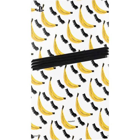 Bouffants and Broken Hearts Banana Lash PS5 Pro Disk Console Skin