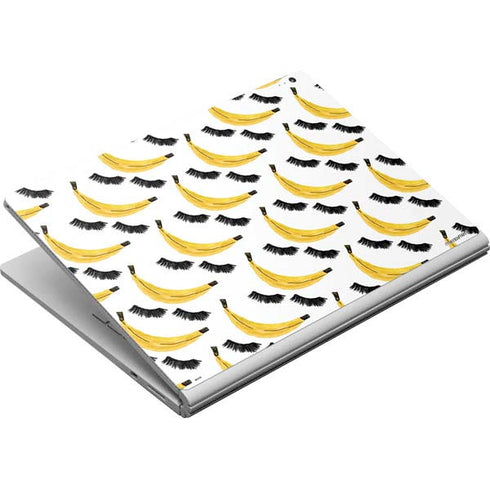 Bouffants and Broken Hearts Banana Lash Surface Book Skin