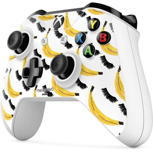 Bouffants and Broken Hearts Banana Lash Xbox One S Controller Skin