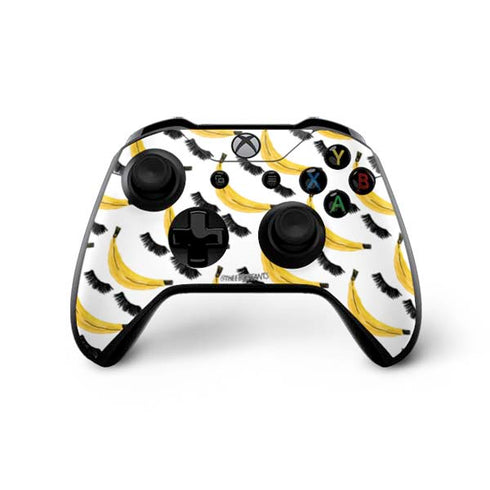 Bouffants and Broken Hearts Banana Lash Xbox One X Controller Skin