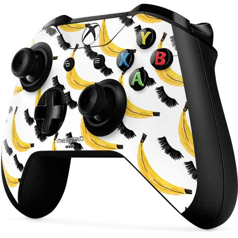Bouffants and Broken Hearts Banana Lash Xbox One X Controller Skin