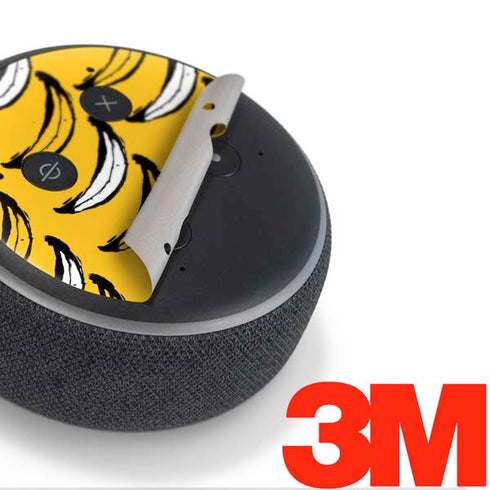 Bouffants and Broken Hearts Bananas Amazon Echo Dot Skin