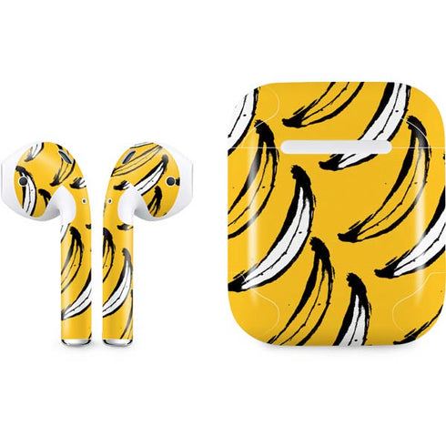 Bouffants and Broken Hearts Bananas Apple AirPods Skin