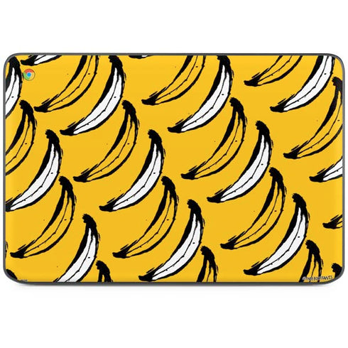 Bouffants and Broken Hearts Bananas HP Chromebook Skin