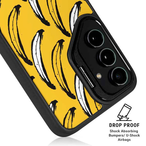Bouffants and Broken Hearts Bananas Galaxy S25 Ultra Kickstand Case
