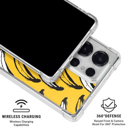 Bouffants and Broken Hearts Bananas Galaxy S26 Ultra Clear Case