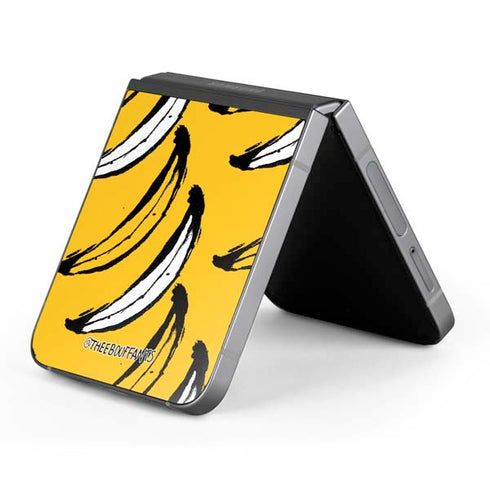 Bouffants and Broken Hearts Bananas Galaxy Z Flip6 Skin