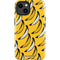 Bouffants and Broken Hearts Bananas iPhone 15 Impact Case