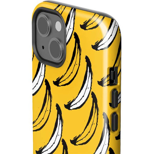 Bouffants and Broken Hearts Bananas iPhone 15 Impact Case