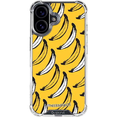 Bouffants and Broken Hearts Bananas iPhone 16 Plus Clear Case