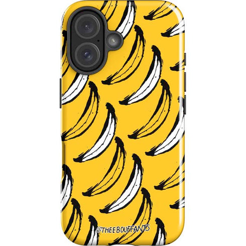 Bouffants and Broken Hearts Bananas iPhone 16 Plus Impact Case