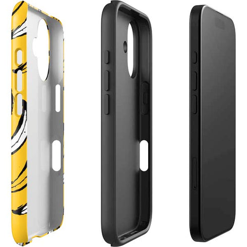 Bouffants and Broken Hearts Bananas iPhone 16 Plus Impact Case