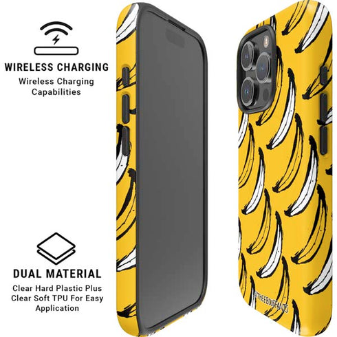 Bouffants and Broken Hearts Bananas iPhone 16 Pro Magsafe Impact Case