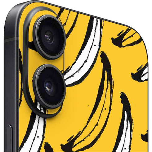 Bouffants and Broken Hearts Bananas iPhone 16 Skin