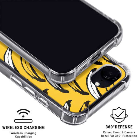Bouffants and Broken Hearts Bananas iPhone 16e MagSafe Case
