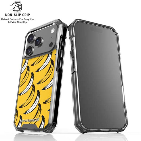 Bouffants and Broken Hearts Bananas iPhone 18 Pro Clear Case