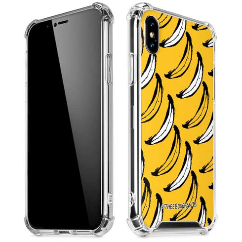 Bouffants and Broken Hearts Bananas iPhone X/XS Clear Case