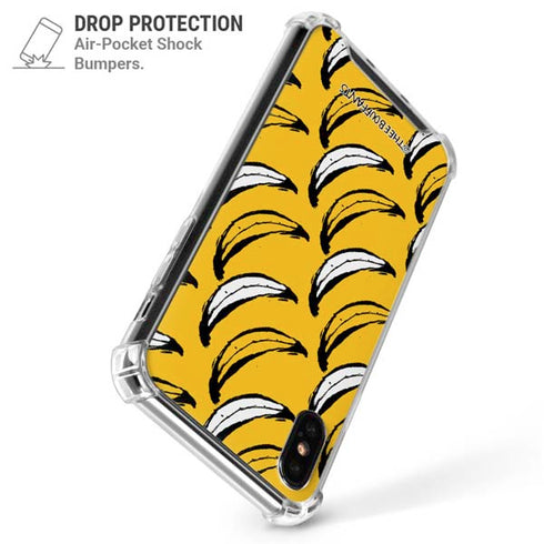 Bouffants and Broken Hearts Bananas iPhone X/XS Clear Case