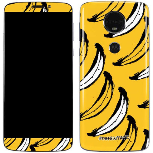 Bouffants and Broken Hearts Bananas Moto E5 Plus Skin