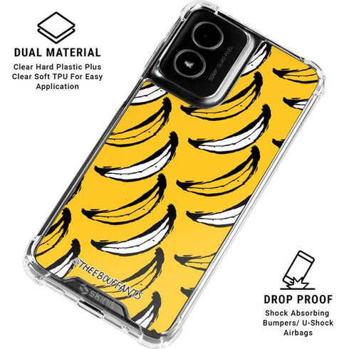 Bouffants and Broken Hearts Bananas Moto G Power 5G (2024) Clear Case