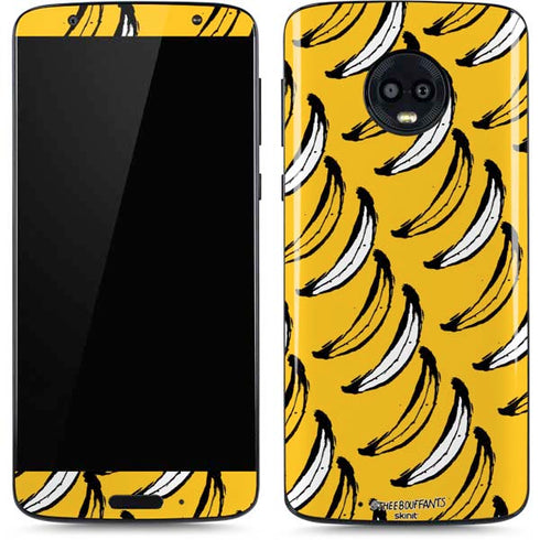 Bouffants and Broken Hearts Bananas Moto G6 Skin
