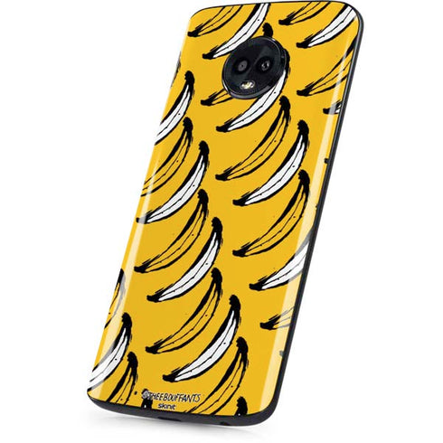Bouffants and Broken Hearts Bananas Moto G6 Skin