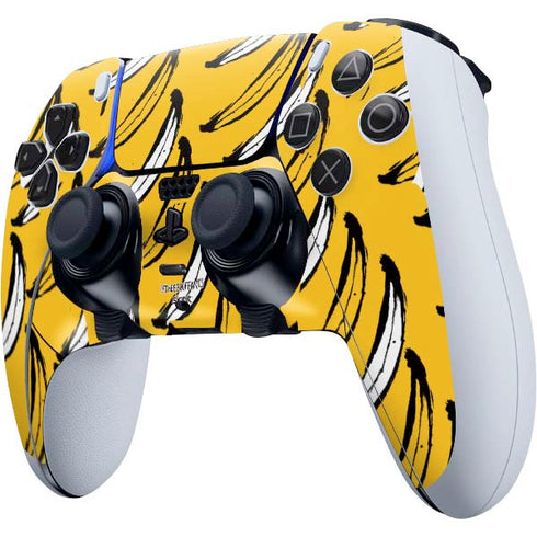 Bouffants and Broken Hearts Bananas PS5 DualSense Edge Pro Controller Skin