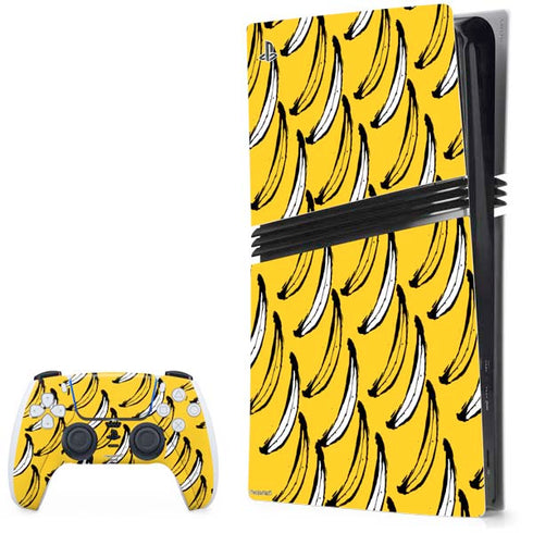 Bouffants and Broken Hearts Bananas PlayStation PS5 Skins