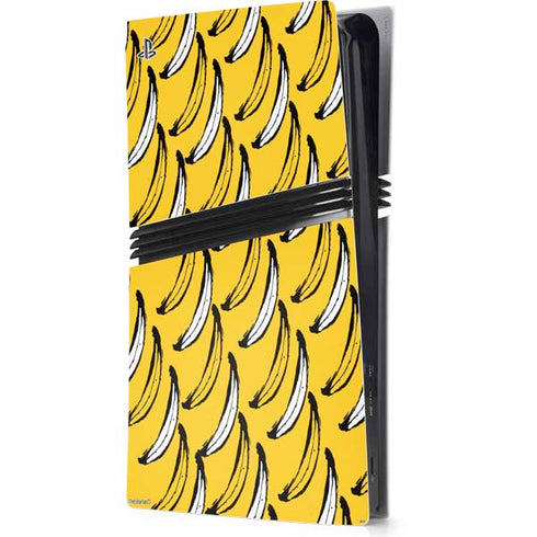 Bouffants and Broken Hearts Bananas PS5 Pro Console Skin