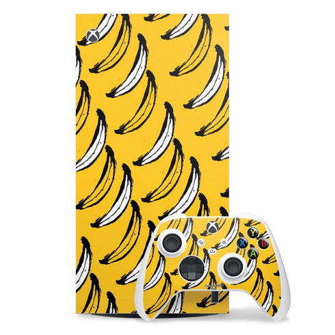 Bouffants and Broken Hearts Bananas Xbox Series X Skins