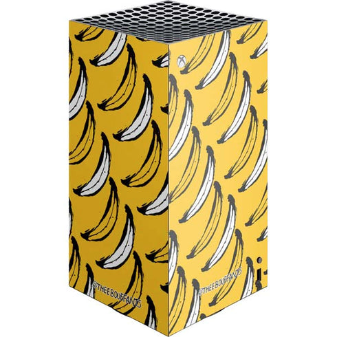 Bouffants and Broken Hearts Bananas XBox Series X Digital Edition Console Skin