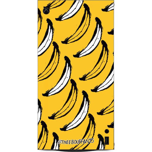 Bouffants and Broken Hearts Bananas XBox Series X Digital Edition Console Skin