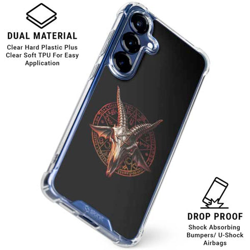 Alchemy Baphomet Zisurrû Galaxy S25 Clear Case