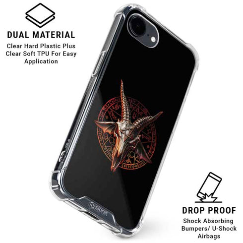 Alchemy Baphomet Zisurrû iPhone 16e Clear Case