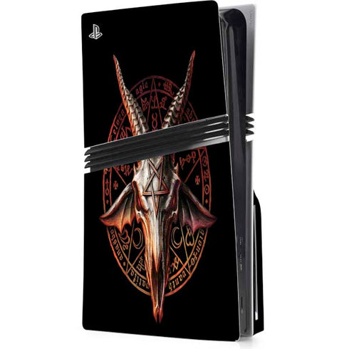 Alchemy Baphomet Zisurrû PS5 Pro Disk Console Skin