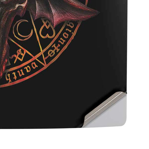 Alchemy Baphomet Zisurrû PS5 Pro Disk Console Skin