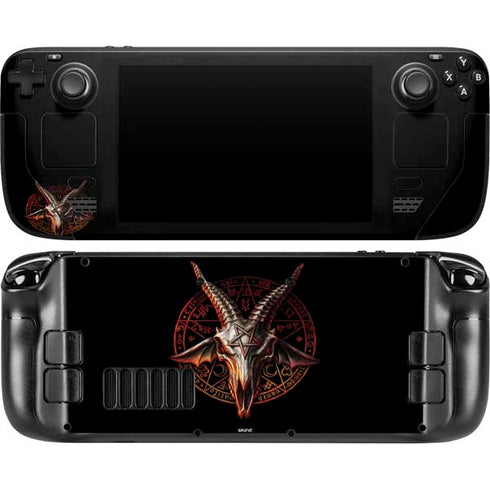 Alchemy Baphomet Zisurrû Steam Deck Handheld Gaming Computer OLED Skin