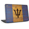 Barbados Flag Dark Wood HP Chromebook Skin