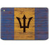 Barbados Flag Dark Wood HP Chromebook Skin