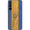 Barbados Flag Dark Wood Galaxy A35 5G Skin