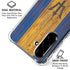 Barbados Flag Dark Wood Galaxy A36 5G Clear Case