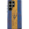 Barbados Flag Dark Wood Galaxy S23 Ultra Pro Case