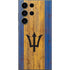 Barbados Flag Dark Wood Galaxy Skins