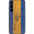Barbados Flag Dark Wood Galaxy S25 Skin