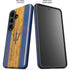 Barbados Flag Dark Wood Galaxy S26 Impact Case