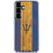 Barbados Flag Dark Wood Galaxy S26 Plus Clear Case