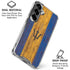 Barbados Flag Dark Wood Galaxy S26 Plus Clear Case