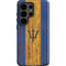 Barbados Flag Dark Wood Galaxy S26 Ultra Impact Case